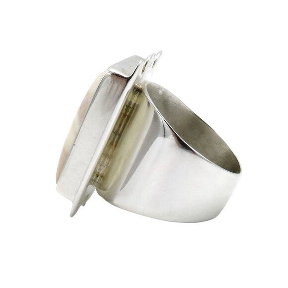 Jay King DTR Sterling Silver Mine Finds Desert Rose Sunstone Ring Size 6.75 - Picture 8 of 11